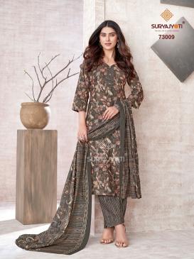 Suryajyoti trendy cotton vol 73 wholesale cotton dress materials in hyderabad